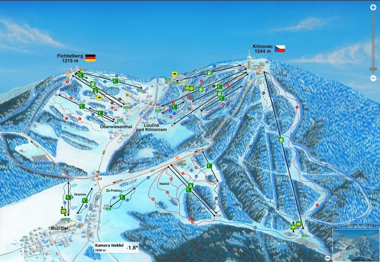 Ski Berg Klinovec Лоучна-под-Клиновцем Экстерьер фото